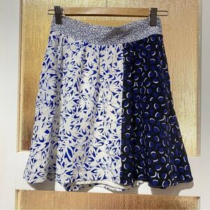 Anthropologie Maeve 100% Silk Mini Skirt